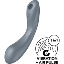 SATISFYER - CURVE TRINITY 1 AIR PULSE VIBRATION GRAU