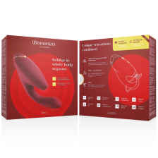 WOMANIZER - DUO 2 STIMULATEUR BORDEAUX