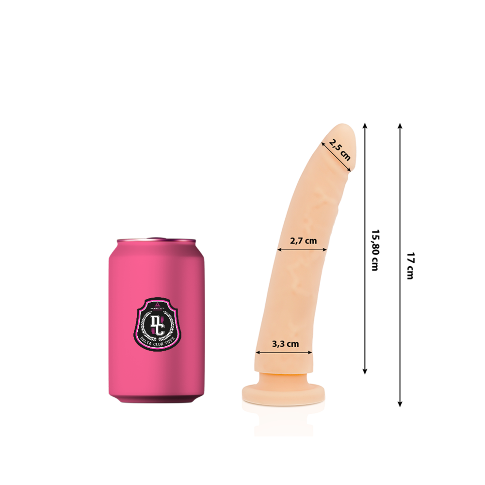 DELTA CLUB - GIOCATTOLI DONG FLESH IN SILICONE 17 CM -O- 3 CM