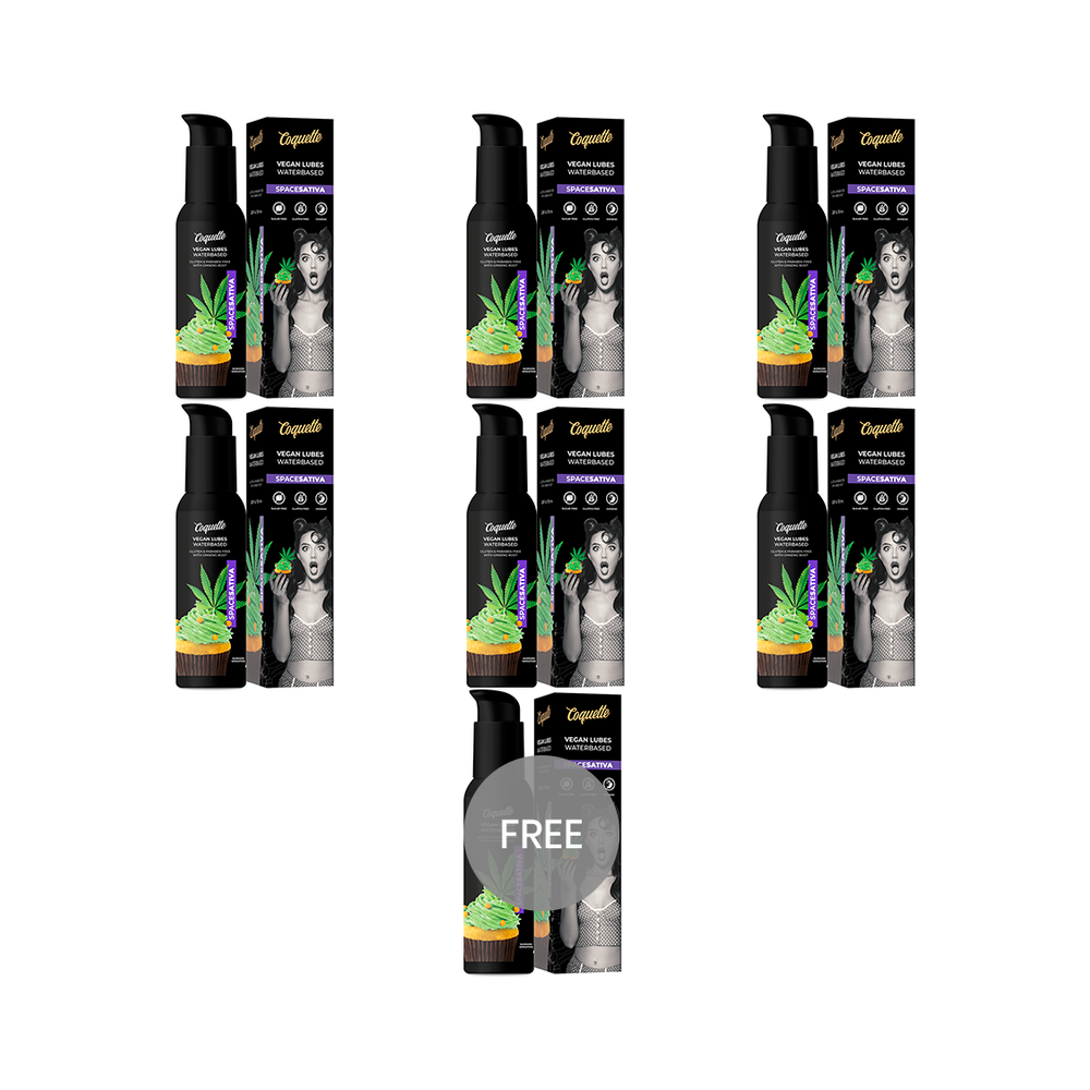 COQUETTE CHIC DESIRE - PREMIUM EXPERIENCE VEGANES SCHMIERMITTEL SPACE SATIVA 100ML 6 + 1 GRATIS