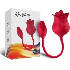 ARMONY - PINK CLITORIS STIMULATOR VIBRATOR WITH TAIL 10 MODES RED