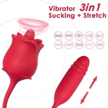 ARMONY - STIMOLATORE E VIBRATORE ROSA COLA ROSSO