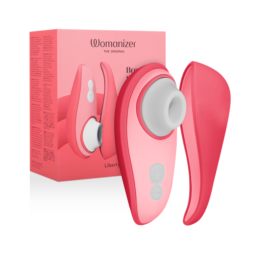 WOMANIZER - LIBERTY 2 CLITORIS STIMULATOR & SUCKER PINK