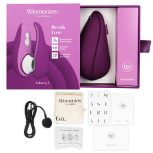 WOMANIZER - LIBERTY 2 ESTIMULADOR DE CLITORIS & SUCKER VIOLETA