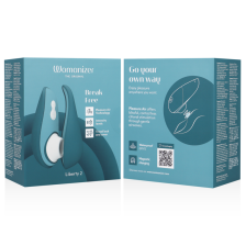 WOMANIZER - LIBERTY 2 CLITORIS STIMULATOR & SUCKER BLUE