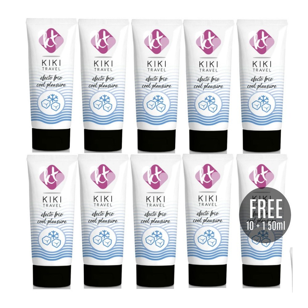 KIKÍ TRAVEL - COOLING EFFECT LUBRICANT 50 ML 10+1 FREE