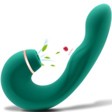 ARMONY - VIBRATOR & SUCTIONER FLEXIBLE GREEN