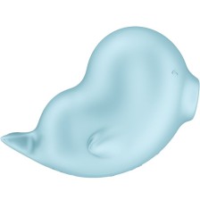 SATISFYER - SASSY SEAL STIMULATOR & VIBRATOR BLUE