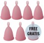 NINA KIKÍ - MENSTRUAL CUP PINK SIZE S 6 + 1 FREE