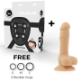 COCK MILLER - HARNESS + SILIKON DICHTE COCKSIL ARTIKULIERBAR 13 CM