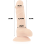 COCK MILLER - HARNAIS + SILICONE DENSITÉ COCKSIL ARTICULABLE 13 CM
