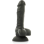 COCK MILLER - HARNAIS + SILICONE DENSITÉ COCKSIL ARTICULABLE NOIR 13 CM