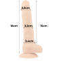 COCK MILLER - IMBRACATURA + COCKSIL ARTICOLABILE DENSIT SILICONE 18 CM