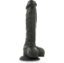 COCK MILLER - IMBRACATURA + COCKSIL ARTICOLABILE DENSIT SILICONE NERO 19,5 CM