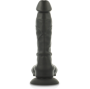 COCK MILLER - HARNESS + SILICONE DENSITY ARTICULABLE COCKSIL BLACK 19.5 CM