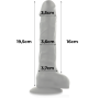 COCK MILLER - HARNAIS + SILICONE DENSITÉ ARTICULABLE COCKSIL NOIR 19,5 CM