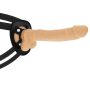 COCK MILLER - HARNESS + SILIKON DICHTE ARTIKULIERBARES COCKSIL 24 CM
