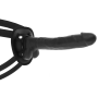 COCK MILLER - ARNÊS + DENSIDADE DE SILICONE ARTICULVEL COCKSIL PRETO 24 CM