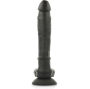 COCK MILLER - HARNESS + SILIKON DICHTE ARTIKULIERBARES COCKSIL SCHWARZ 24 CM
