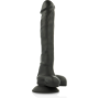 COCK MILLER - ARNÊS + DENSIDADE DE SILICONE ARTICULVEL COCKSIL PRETO 24 CM