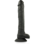 COCK MILLER - HARNAIS + SILICONE DENSITÉ ARTICULABLE COCKSIL NOIR 24 CM