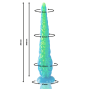 EPIC - DILDO FLUORESCENTE CON TENTACOLI SOTTILI DI SCYLLA DIMENSIONI GRANDI