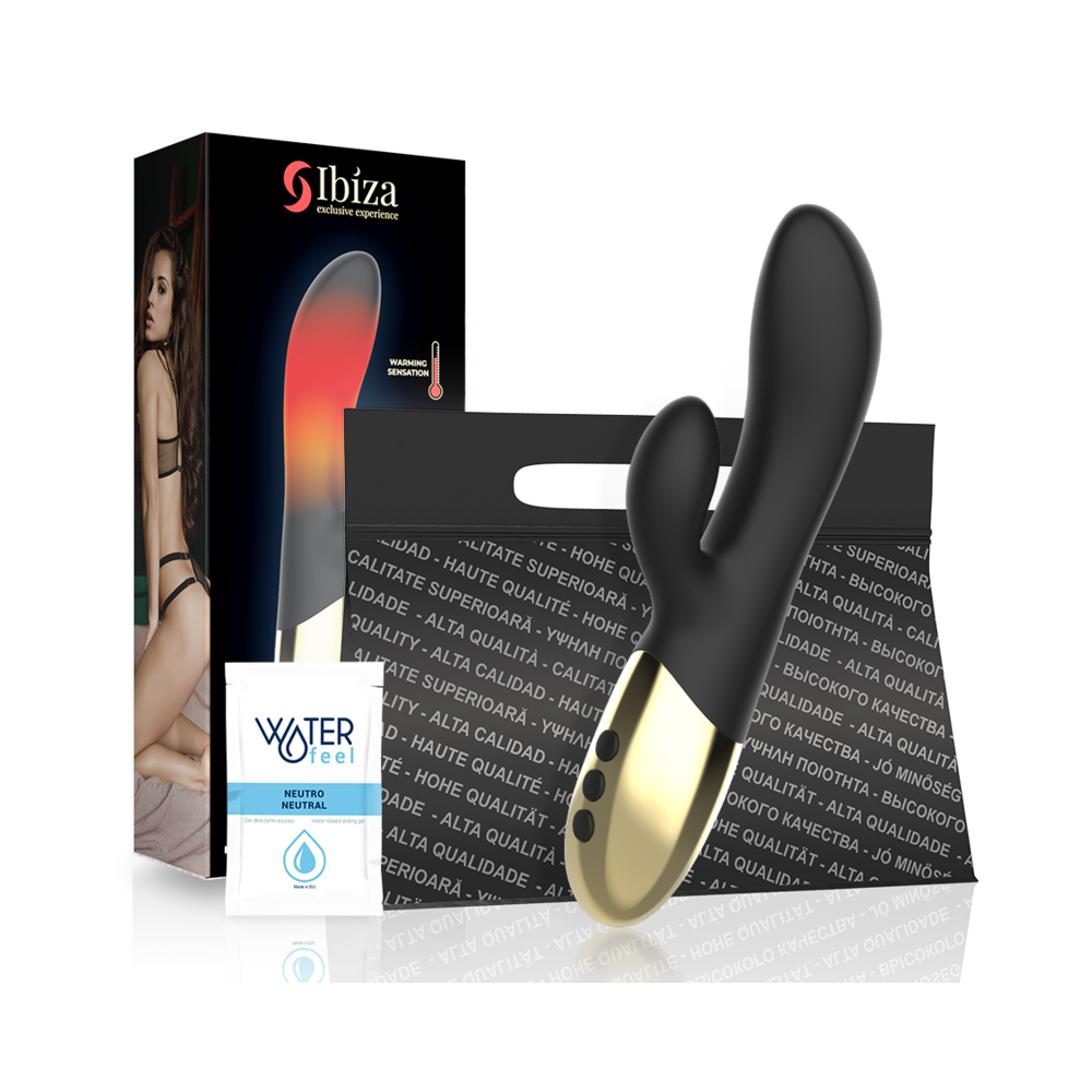 IBIZA - VIBRATEUR CHAUFFANT LAPIN