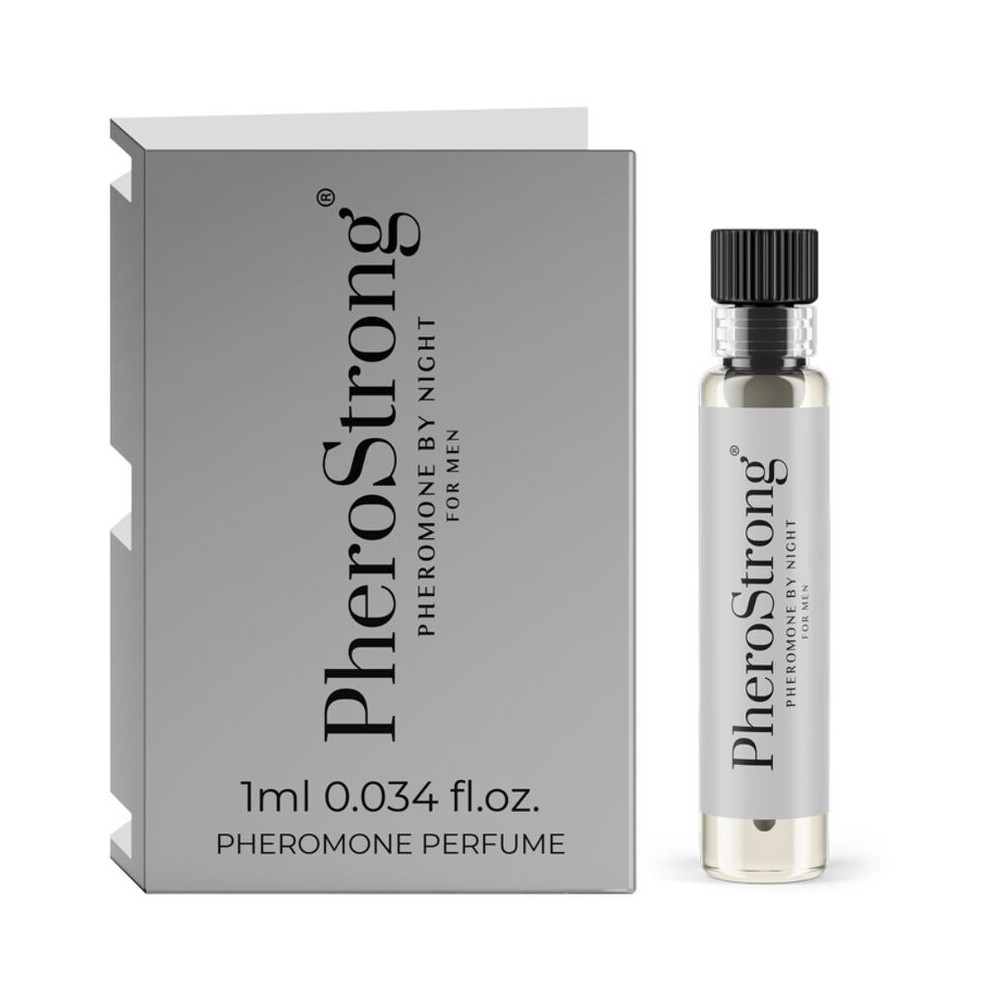 PHEROSTRONG - PARFUM DE NUIT AUX PHÉROMONES POUR HOMMES 1 ML