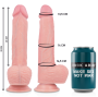 ROCKARMY - LIQUID SILICONE PREMIUM HAWK REALISTA 22 CM -O- 4.6 CM