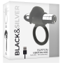 BLACK&SILVER - ANEL VIBRADOR RECARREGÁVEL BURTON 10V