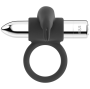 BLACK&SILVER - ANELLO VIBRANTE RICARICABILE BURTON 10V