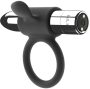 BLACK&SILVER - ANEL VIBRADOR RECARREGÁVEL CAMERON PRATA