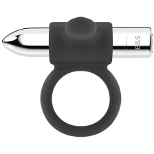 BLACK&SILVER - CAMERON WIEDERAUFLADBARER VIBRIERRING SILBER