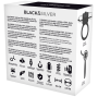 BLACK&SILVER - CAMERON RECHARGEABLE VIBRATING RING SILVER