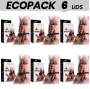 ECOPACK 6 EINHEITEN - INTENSE HOHLGESCHIRR MIT DILDO 16 X 3,5 CM