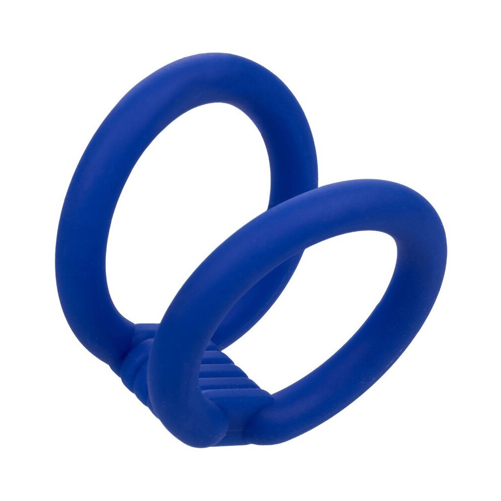 CALEXOTICS - ADMIRAL DUAL COCK CAGE BLAU