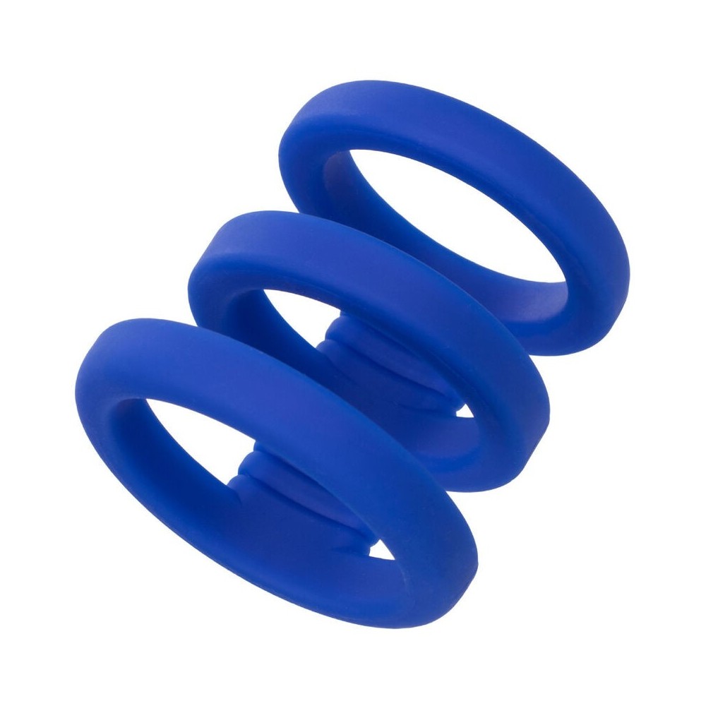 CALEXOTICS - ADMIRAL TRIPLE COCK CAGE BLUE