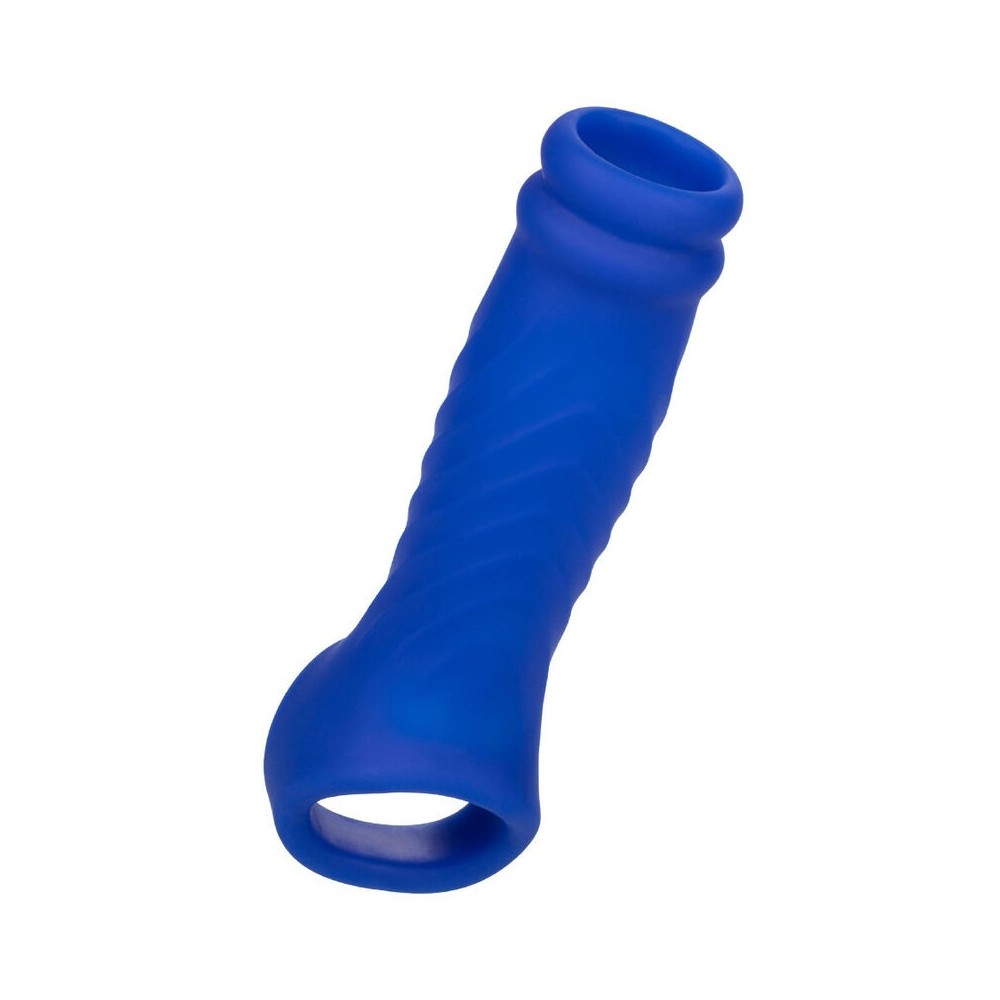 CALEXOTICS - ADMIRAL COUVERCLE DE PÉNIS WAVE SILICONE LIQUIDE BLEU