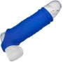 CALEXOTICS - ADMIRAL WAVE PENIS COVER LIQUID SILICONE BLUE
