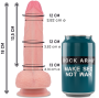 ROCKARMY - LIQUID SILICONE PREMIUM MUSTANG REALISTICO 18 CM -O- 4.14 CM