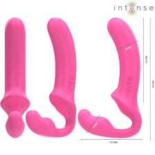 INTENSE - AMY DOPPELVIBRATOR 20 CM ROSA FERNBEDIENUNG