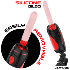 JAMYJOB - MASTURBADOR AUTOMÁTICO BASE PYSTON COM DILDO DE CONTROLE REMOTO