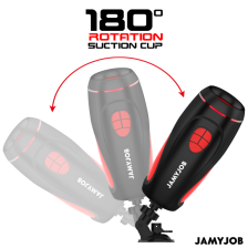 JAMYJOB - MASTURBATEUR AUTOMATIQUE PYSTON BASE AVEC DILDO À TÉLÉCOMMANDE