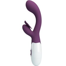 PRETTY LOVE - BUTTERFLY KISS RABBIT VIBRATOR & G-SPOT STIMULATOR LILA