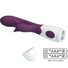 PRETTY LOVE - BUTTERFLY KISS RABBIT VIBRATOR & G-SPOT STIMULATOR LILA