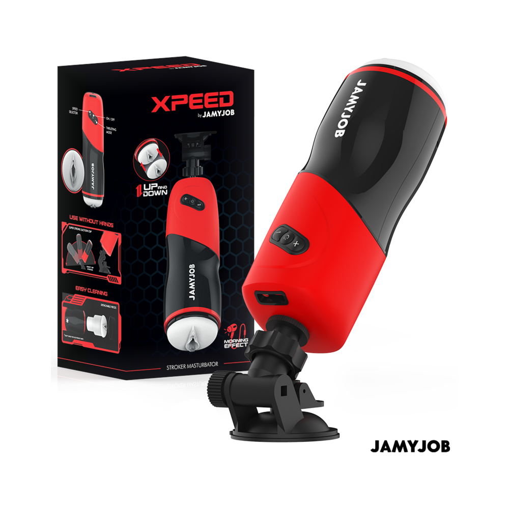 JAMYJOB - XPEED AUTOMATIC VAGINA MASTURBATOR 5 SUCTION MODES