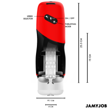 JAMYJOB - MASTURBADOR VAGINA AUTOMÁTICO XPEED 5 MODOS DE SUCÇÃO