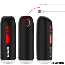 JAMYJOB - MASTURBATEUR VAGIN AUTOMATIQUE PHANTOM 5 MODES D'ASPIRATION ET DE POUSSÉE