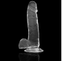 X RAY - CAZZO TRASPARENTE CON SFERE 20 CM -O- 4.5 CM