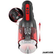 JAMYJOB - MASTURBADOR AUTOMÁTICO DE VAGINA CYCLONE 10 MODOS DE SUCÇÃO E IMPULSO